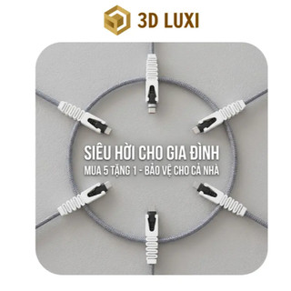 Bộ Chống Gãy Đầu Dây Sạc USB 3DLUXI Đa Năng Tiện Lợi Nhựa PLA An Toàn
