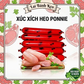 Xút Xích Heo PONNIE , Bịch 175g (5cây ×35g)