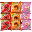 Bánh Doowee Donut Hỗn Hợp - Bịch 12 Cái x 29g (Socola, Dâu, Cam)