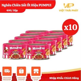 Nghêu Sốt Ớt Pumpui - Vị Cay Sốt Hàn Quốc | Việt Thái Phát - Hàng Thái Chính Hãng (40g/lon