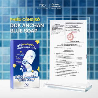 Xà phòng Tắm Sáng Da Dok Anchan Blue Soap - Hỗ trợ Sáng Mịn Da 65g