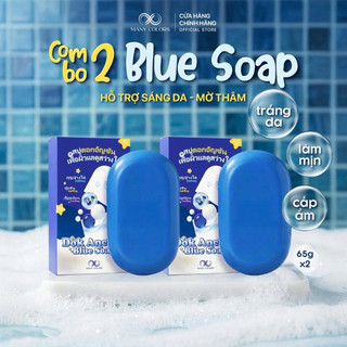 Xà phòng Tắm Sáng Da Dok Anchan Blue Soap - Hỗ trợ Sáng Mịn Da 65g