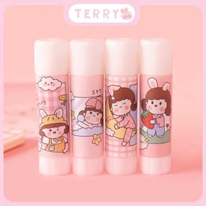 Combo 2 Lọ Keo Dán Hồ Dán Giấy Thủ Công Cho Học Sinh, Keo Khô, Keo Dán Thủ Công, Hồ Khô Họa Tiết Dễ thương