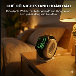 Giá Đỡ Sạc 3DLUXI Cho Apple Watch Chất Liệu Nhựa PLA An Toàn