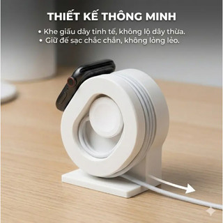 Giá Đỡ Sạc 3DLUXI Cho Apple Watch Chất Liệu Nhựa PLA An Toàn