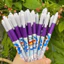 Hộp 20 bút gel tím doraemon - mực màu tím bút gel tím cho học sinh tiểu học