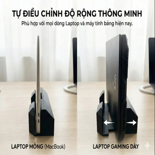 Giá Đỡ Laptop 3DLUXI Dựng Đứng Tự Điều Chỉnh Chất Liệu Nhựa PLA