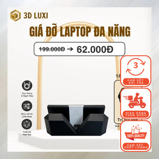 Giá Đỡ Laptop 3DLUXI Dựng Đứng Tự Điều Chỉnh Chất Liệu Nhựa PLA
