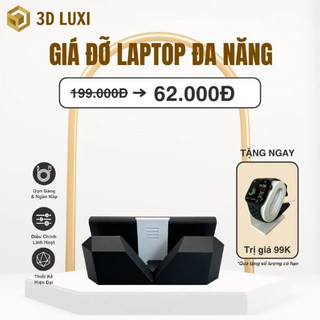 Giá Đỡ Laptop 3DLUXI Dựng Đứng Tự Điều Chỉnh Chất Liệu Nhựa PLA