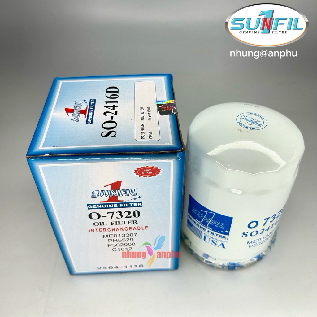 O-7320 C-1012 ME013307 P502008 C1012 FT-7302 O7320 Lọc Nhớt Mitsubishi ...