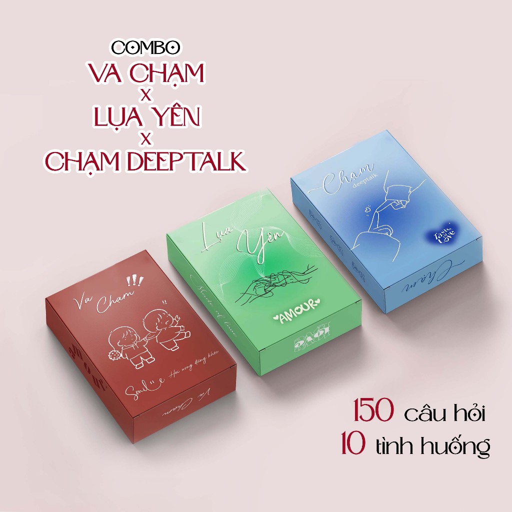 Bài tình yêu Chạm, Mật Đắng, Va Chạm Bộ bài cặp đôi giúp nói những điều khó nói một cách dễ dàng