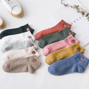 Sét 10 đôi tất gấu brown cổ ngắn túi rút dày và mềm mại tất có gắn con gấu