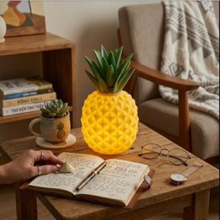 Đèb Ngủ Quả Dứa 3D Luxi Ánh Sáng Nhiệt Đới Ấm Cúng