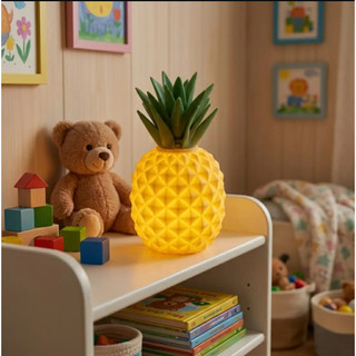 Đèb Ngủ Quả Dứa 3D Luxi Ánh Sáng Nhiệt Đới Ấm Cúng