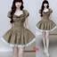 Đầm nữ xược Hàn dáng ôm body cổ vuông thanh lịch tôn dáng mặc đi tiệc đi chơi cực xinh