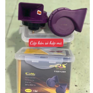 Cặp kèn sò xe máy CQS1269 | Kèn đôi âm thanh lớn 12V chống nước Còi kêu cực To