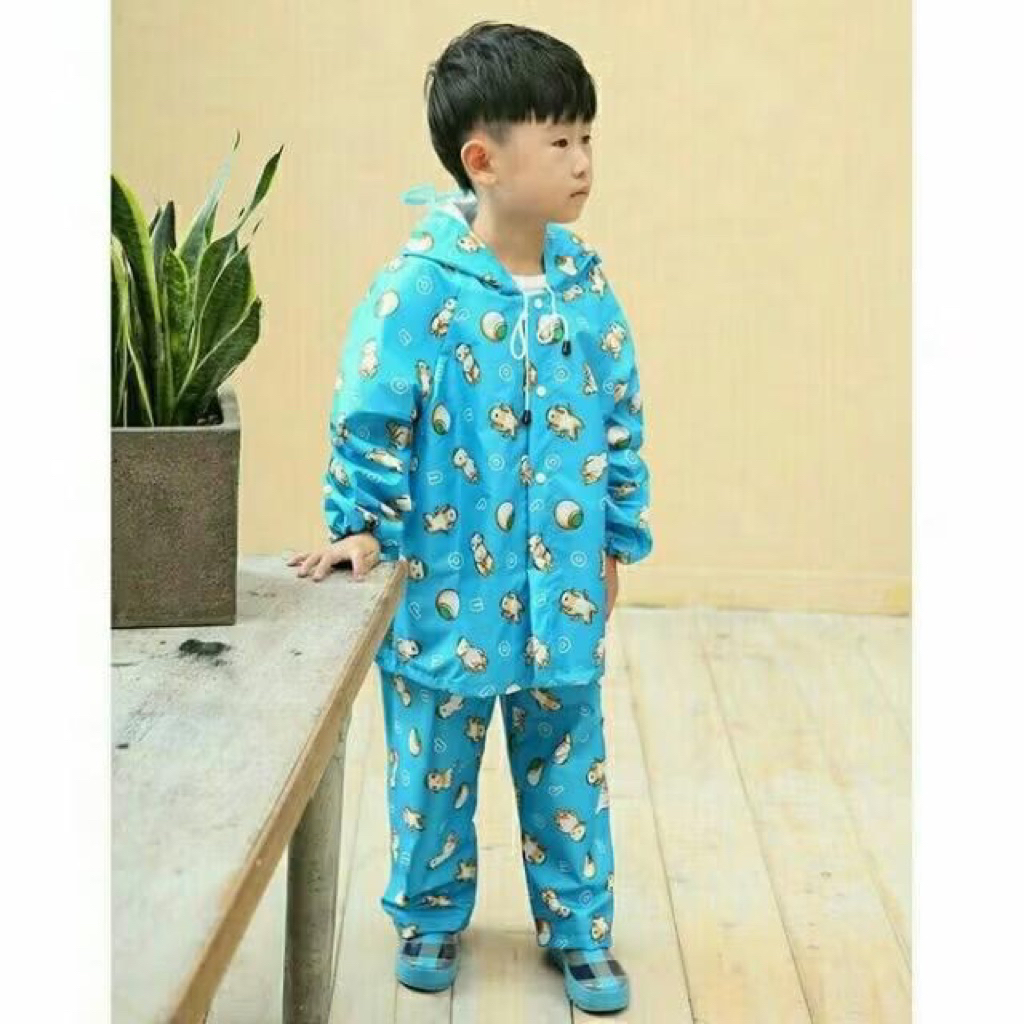 Áo Mưa BỘ TRẺ EM Vải Dù Nhiều Size Dành Cho Bé Cao Cấp Thiết Kế Đáng Yêu Với Hình Dinosaur Và Hình Dáng Sống Động