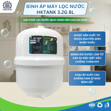 Bình áp máy lọc nước RO dung tích tiêu chuẩn dùng cho mọi loại máy lọc nước gia đình