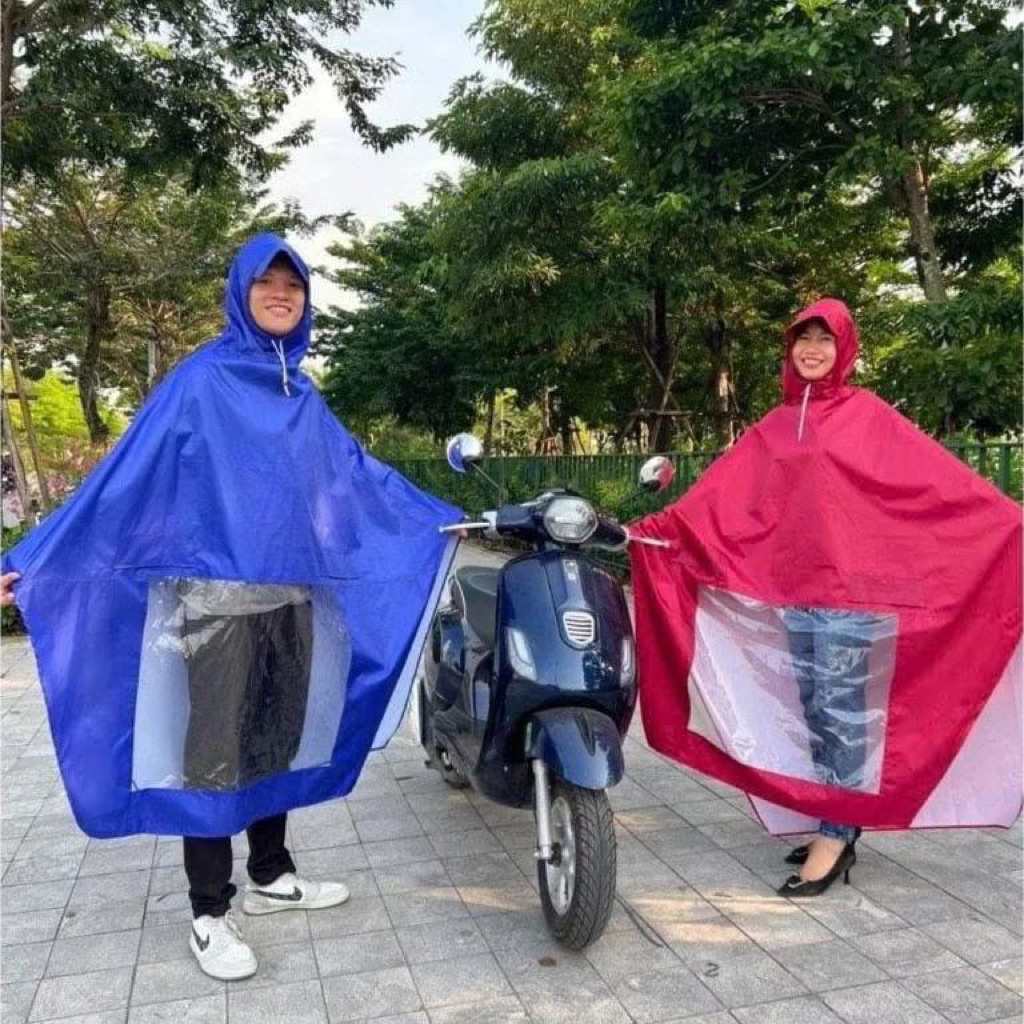 Áo mưa viền phản quang 1 đầu và 2 đầu hàng cao cấp