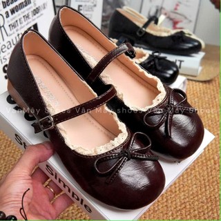 Giày búp bê MARY JANE viền ren đế 3c STYLE hàn quốc tiểu thư ngọt ngào , SIêu xinh MQ455