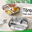 Bộ khay ăn dặm inox Kapibala 304 kèm thìa – Đĩa ăn cho bé hình thú cute 3 ngăn mẫu mới