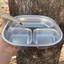 Bộ khay ăn dặm inox Kapibala 304 kèm thìa – Đĩa ăn cho bé hình thú cute 3 ngăn mẫu mới