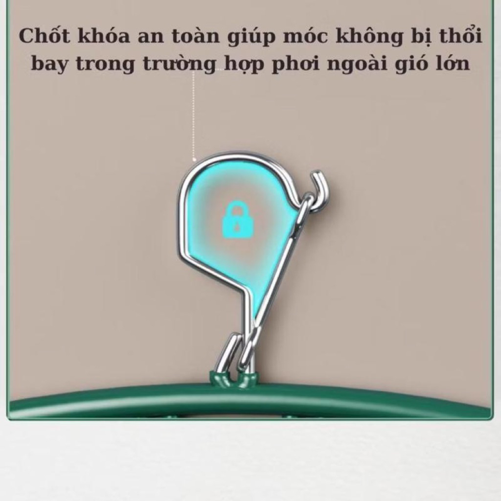 Combo 3-5 Móc Vòm Cung Treo Kẹp Quần Ao, Khăn, Tất Thiết Kế Hiện Đại Đa Năng, Inox Bọc Nhựa PVC Cao Cấp