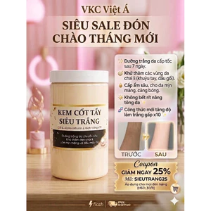 1Ký Kem body cốt Tẩy mix bột Tẩy thái siêu mạnh trắng nhanh , không bết rít