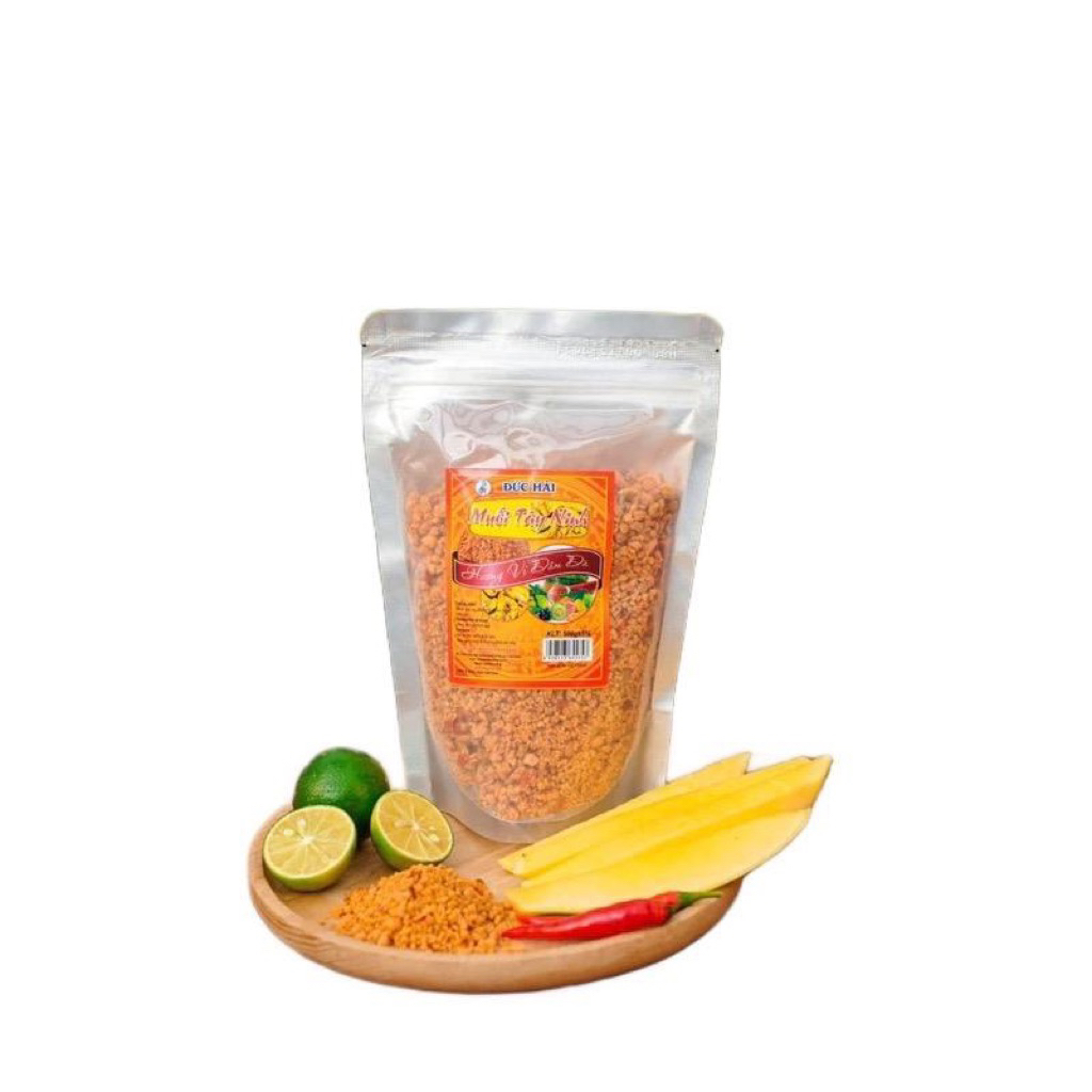 Muối tôm Tây Ninh Đức Hải 500g hạt to siêu thơm ngon Gia Vị Cay