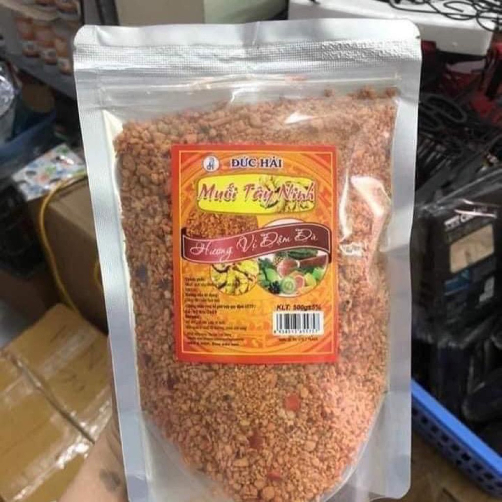 Muối tôm Tây Ninh Đức Hải 500g hạt to siêu thơm ngon Gia Vị Cay