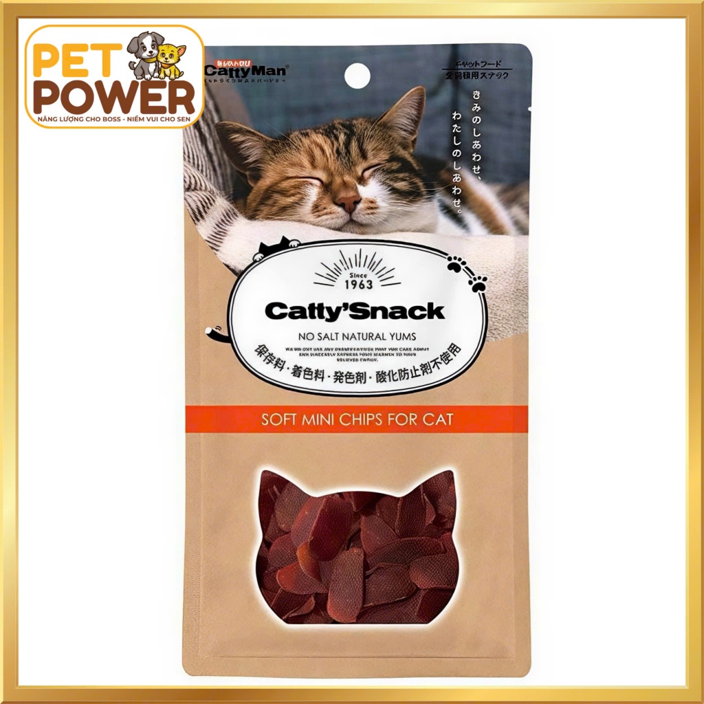 Chip cá ngừ cho mèo 30g Cattyman