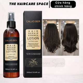 [Chính Hãng] Xịt dưỡng gỡ rối, mềm mượt, phục hồi tóc COLLAGEN Hair Repair Essence Lotion Caluo.Ber - 300ml/chai