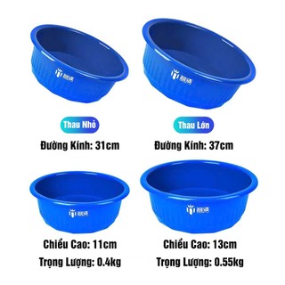 Bộ 2 Thau Trộn Mồi Câu Cá Mingtu Cao Cấp Chậu Trộn Mồi Dầy Dặn Độ Bền Cao