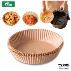 Set 120 khay nướng nồi chiên không dầu - Giấy nến lót nồi chiên không dầu, lò nướng, vỉ hấp hình tròn không lỗ