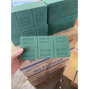 Lẻ 1 viên xốp xanh cắm hoa tươi, hoa sáp, mút xốp hàng trung giá rẻ