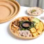 Mẹt nhựa tròn giả mây tre đan Đủ Size 28cm Đĩa mẹt tròn đựng bún đậu,đồ ăn vặt,mẹt gà,.....mây đan