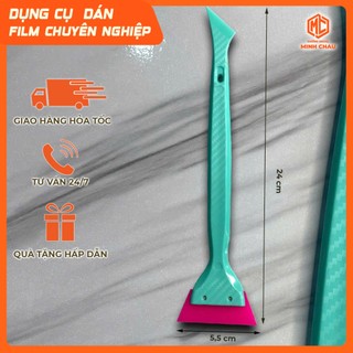 Gạt góc nhỏ hẹp dán phim cách nhiệt, gạt 2 đầu oto, gạt ô kính siêu nhỏ