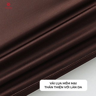 Áo hai dây lụa MELINFA cổ tim có đệm mút 3D thoáng khí nâng đỡ, Áo Camisole Bratop nữ mã VAA0592