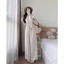 Set Áo Kiểu Babydoll Linen Kiểu Xinh Tay Phồng Tiểu Thư Công Chúa Bo Thân Nơ Coquette Ngực Xinh Xắn