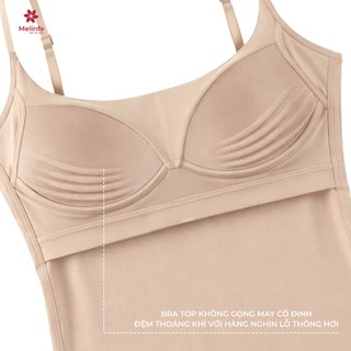 Áo hai dây có đệm liền thân định hình vải Cotton + Viscose thoáng mát mã VAA0597
