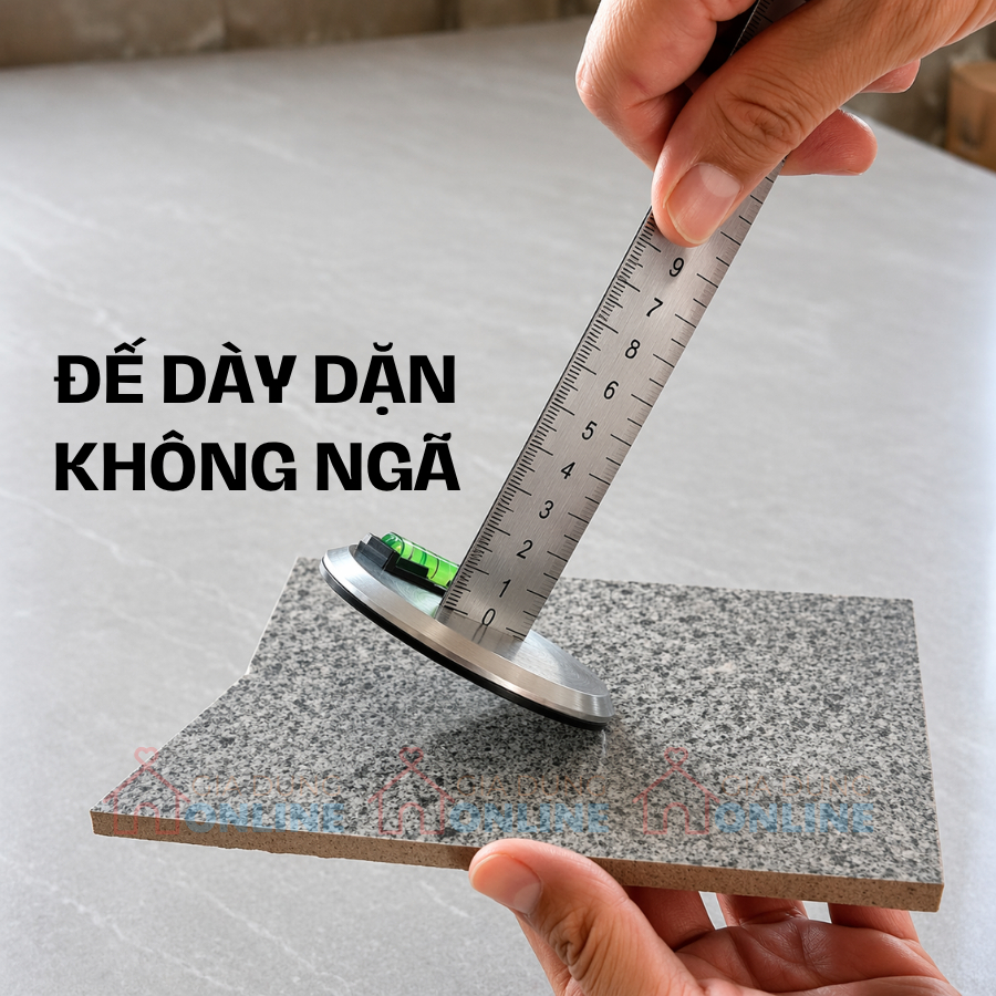 Thước đo độ bằng phẳng, độ chênh bề mặt khi lát gạch, sàn gỗ, sàn đá, epoxy, nền bê tông...