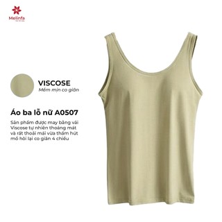 [XẢ KHO GIÁ SỐC] Áo ba lỗ có đệm mút 3D tiện lợi chất thun lạnh Polyamid cao cấp mã VAA0507