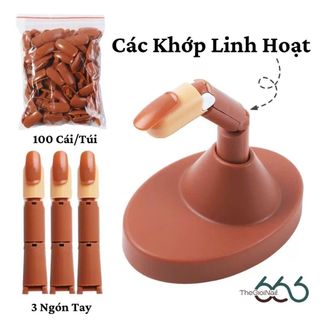 Bộ Khớp Ngón Tay Giả Luyện Tập Làm Nail Cao Cấp - Ngón Tay Silicon Tập Sơn Vẽ Linh Hoạt Cho Học Viên THEGIOINAIL666