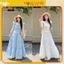 Set Váy nữ, Váy maxi Hai Dây dáng dài cánh tiên phong cách Hàn Quốc, Set Váy Siêu Xinh