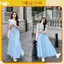 Set Váy nữ, Váy maxi Hai Dây dáng dài cánh tiên phong cách Hàn Quốc, Set Váy Siêu Xinh