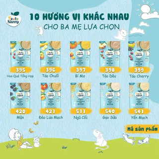 Bột Ăn Dặm FRUTO Nga - Bột Cháo FRUTONANNY Nga Túi 200g - Cho Bé Từ 4m+ 5m+ 6m+