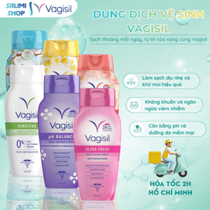 Dung Dịch Vệ Sinh Phụ Nữ Vagisil Hương Nước Hoa, Gel Vệ Sinh Cân Bằng pH, Kiểm Soát Mùi, Da Nhạy Cảm