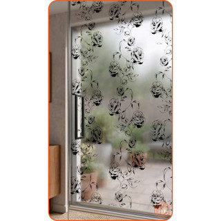 Giấy Dán Kính 3D Hoa Văn T014 Khổ 90x1m làm mờ kính nhìn 1 chiều, decal cản nắng
