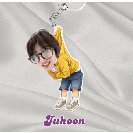 K-pop Cortis Acrylic Keychain - Funny Cortis Hanging Member - Personalized Idol Keyring for Bags & Airpods