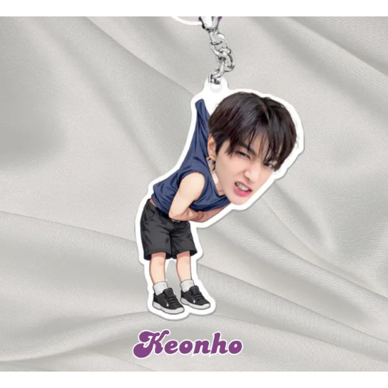 K-pop Cortis Acrylic Keychain - Funny Cortis Hanging Member - Personalized Idol Keyring for Bags & Airpods